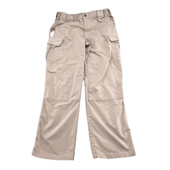 5.11+ Tactical Pants Men 34W x 32L Tan Ripstop Cargo Utility Work‎ Mid Rise - Picture 1 of 13
